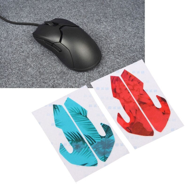 DIY Mouse Anti-Slip Elastics Refined Side Grips for Razer Viper Wired/Wireless Mouse Skin Sweat Resistant Pads