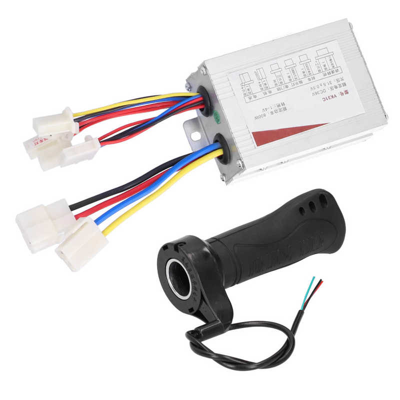 Bike Motor Controller Kit 36V 800W Throttle Power Display Stable Brush