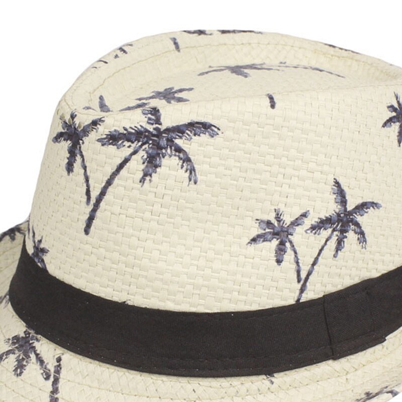 Los niños de verano sombrero de paja bebé sombreros niños sombrero Jazz de Panamá al aire libre gorra de playa para sol