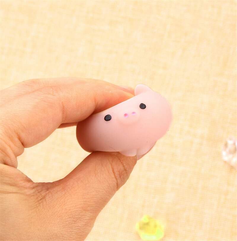 Varken Bal Squishy Langzaam Stijgende Kawaii Mini Mochi Bunny Telefoon Strap Squeeze Stretchy Leuke Hanger Brood Cake Kids Toy