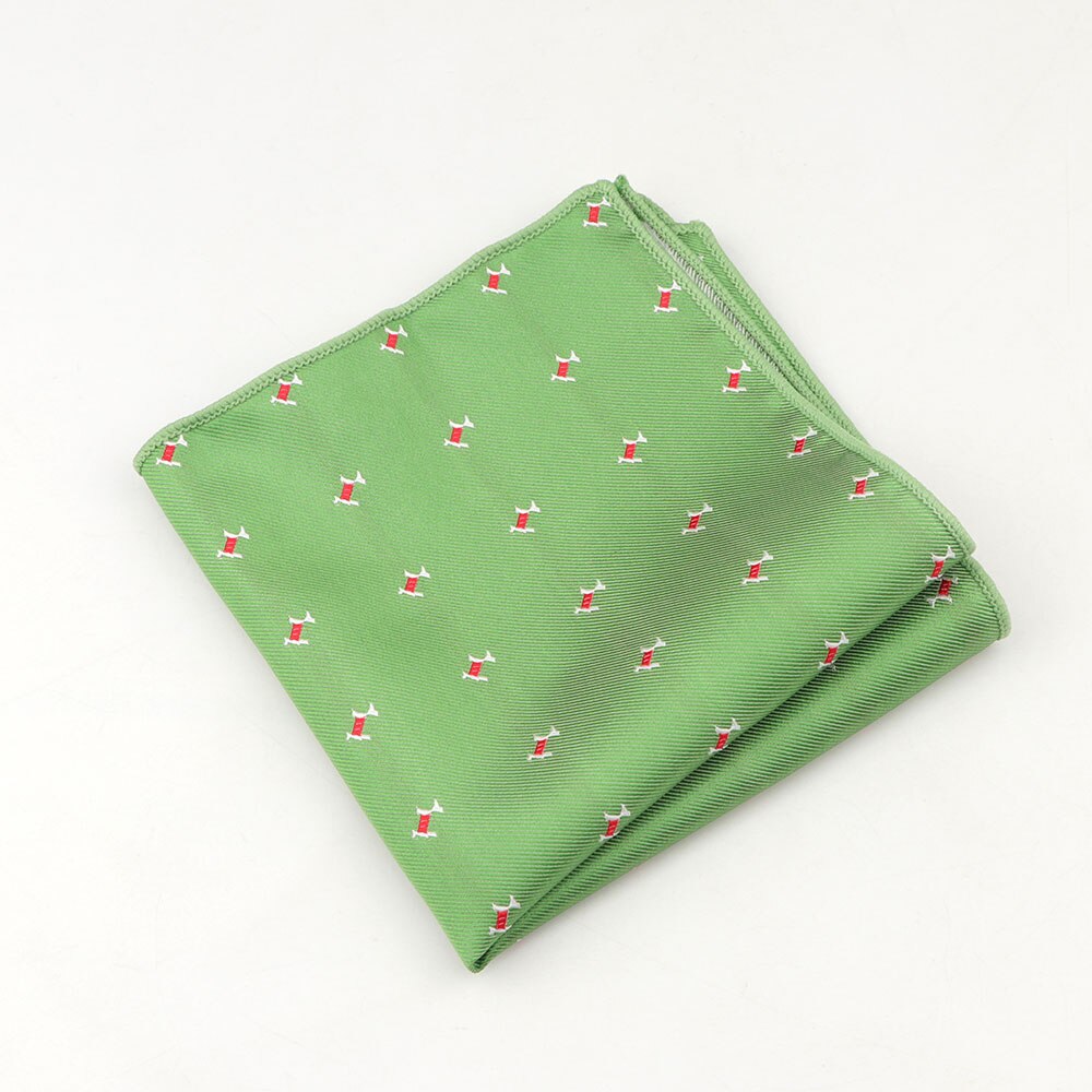 Mannen Polyester Zijden Zakdoek Pocket Plein Vintage Stof Zakdoeken Paraplu Auto Vis Vliegtuigen Fiets Borst Handdoek 23*23 cm: 16