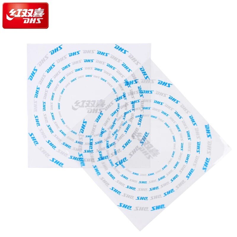 DHS – film de protection en caoutchouc pour tennis de table, ensemble d'accessoires de ping-pong, original, 2 pièces