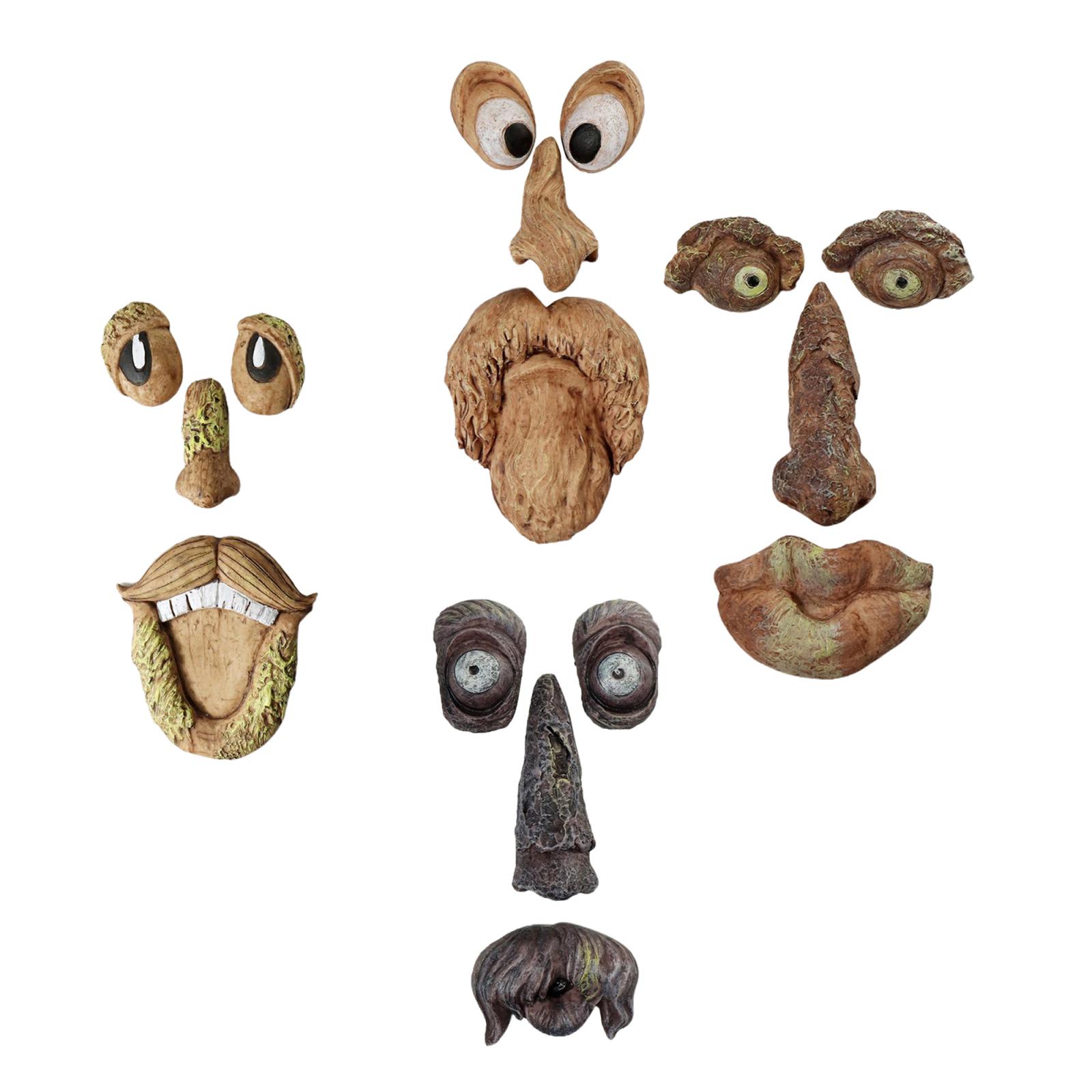 Tree Face Garden Decoration Fun Old Man Tree Huggers Tree Sculptures Outdoor