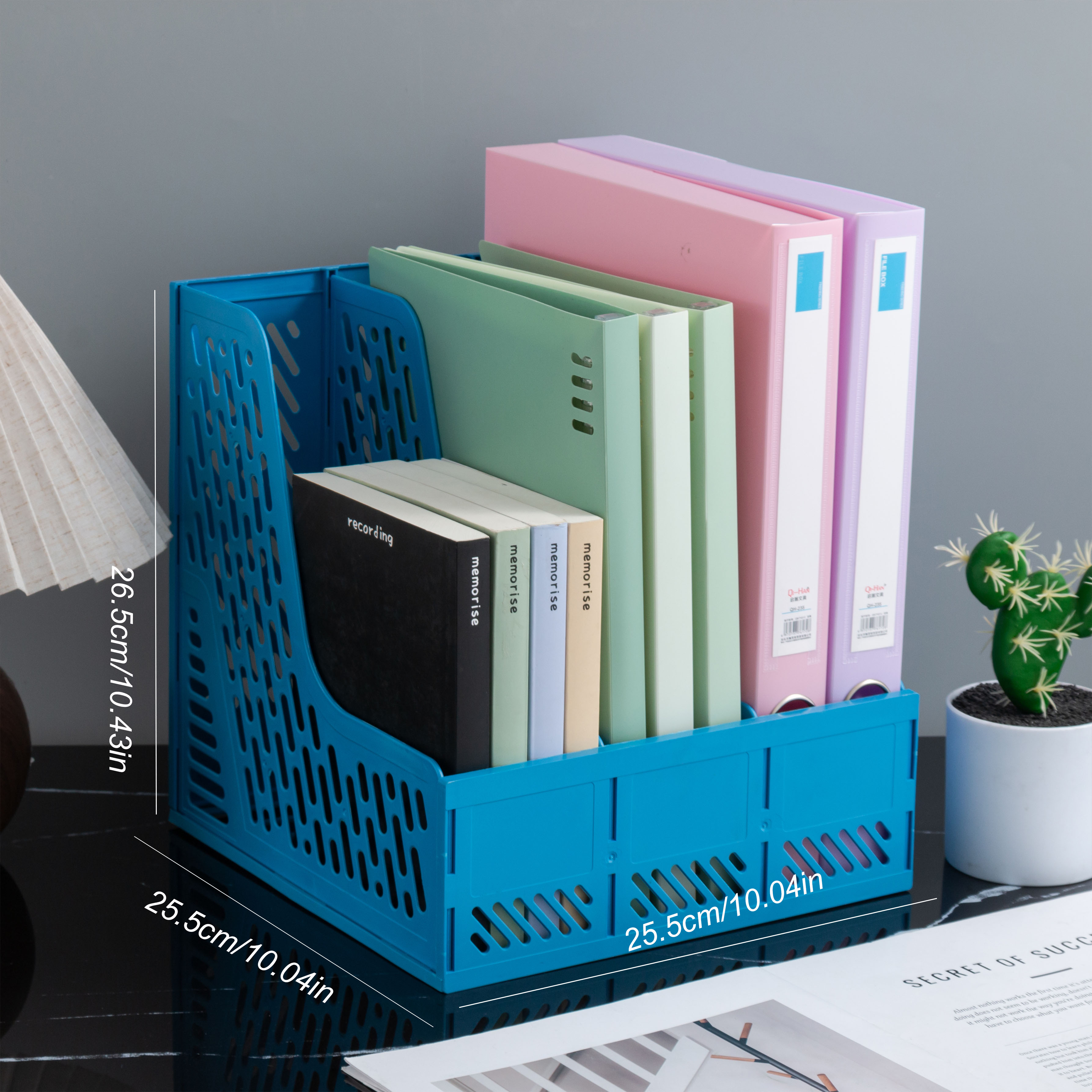 File Rack Desktop Storage Rack Classification Storage File Contract Information Test Paper Multi-Column File Rack