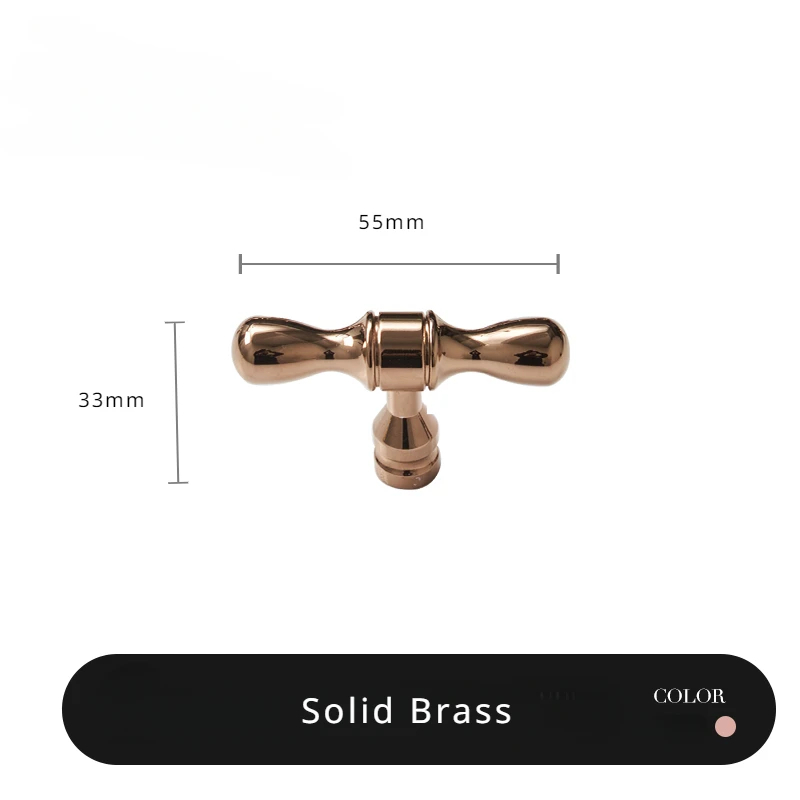 Messing dørhåndtak og knotter til skap, skuffehåndtak i rosegull, vintage kjøkken, langt håndtak, garderobeskap, kommodebeslag: Hvit