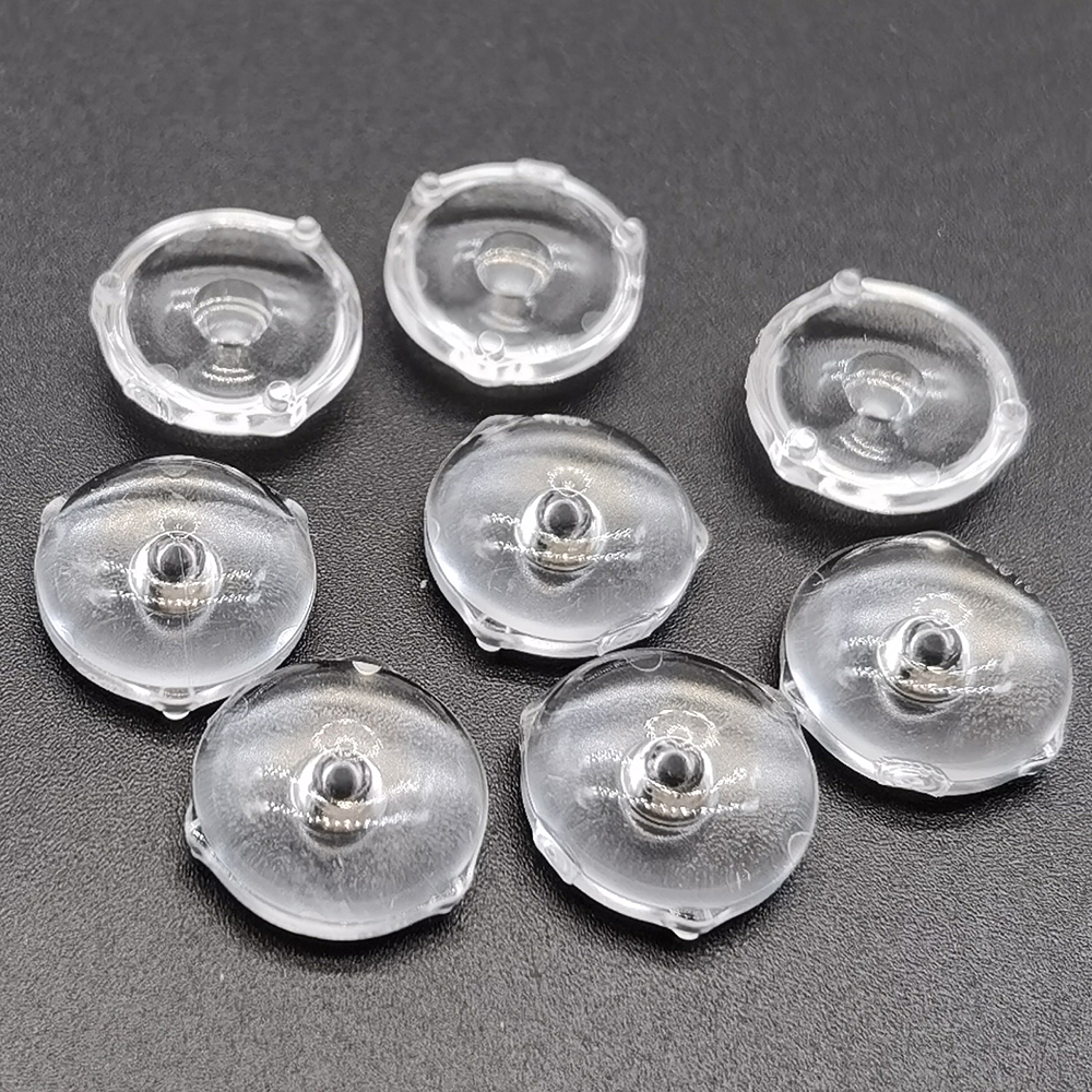 Lentille optique LED 1000 degrés SMD 165, 50 à 2835/3535 pièces, lentille de réflexion Diffuse pour LG innotek TV, rétro-éclairage et éclairage d&#39;article: Glossy / 100pcs