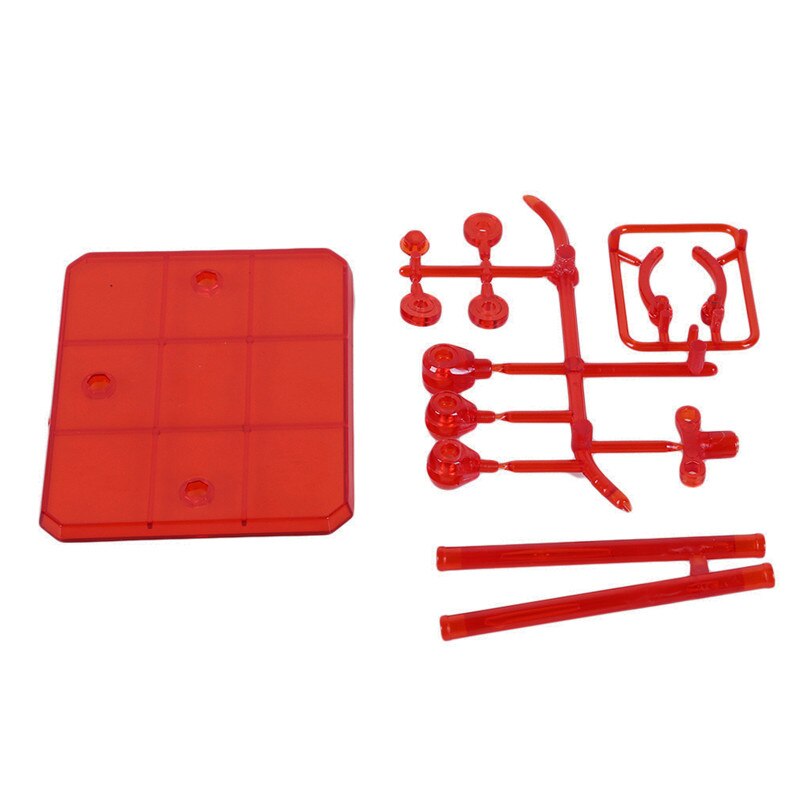 Display Stand Gundam Figure Model 6 Colors Improve Intelligence Learning Education Blocks For Children: red