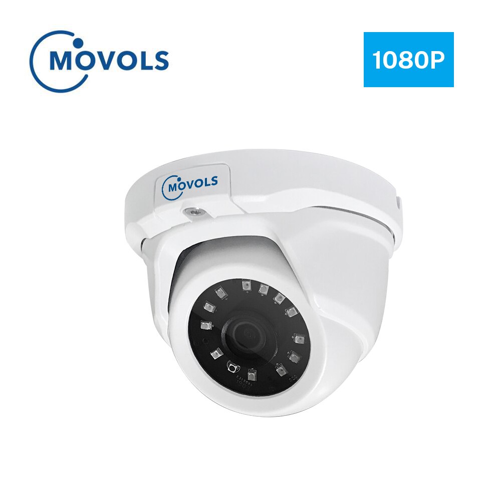 Movols Security Camera Outdoor 2MP Ahd 1920X1080 Tvi/Cvi/Cvbs Cctv Sony Sensor Varifocale Analoge Aluminium aluminium Dome Camera