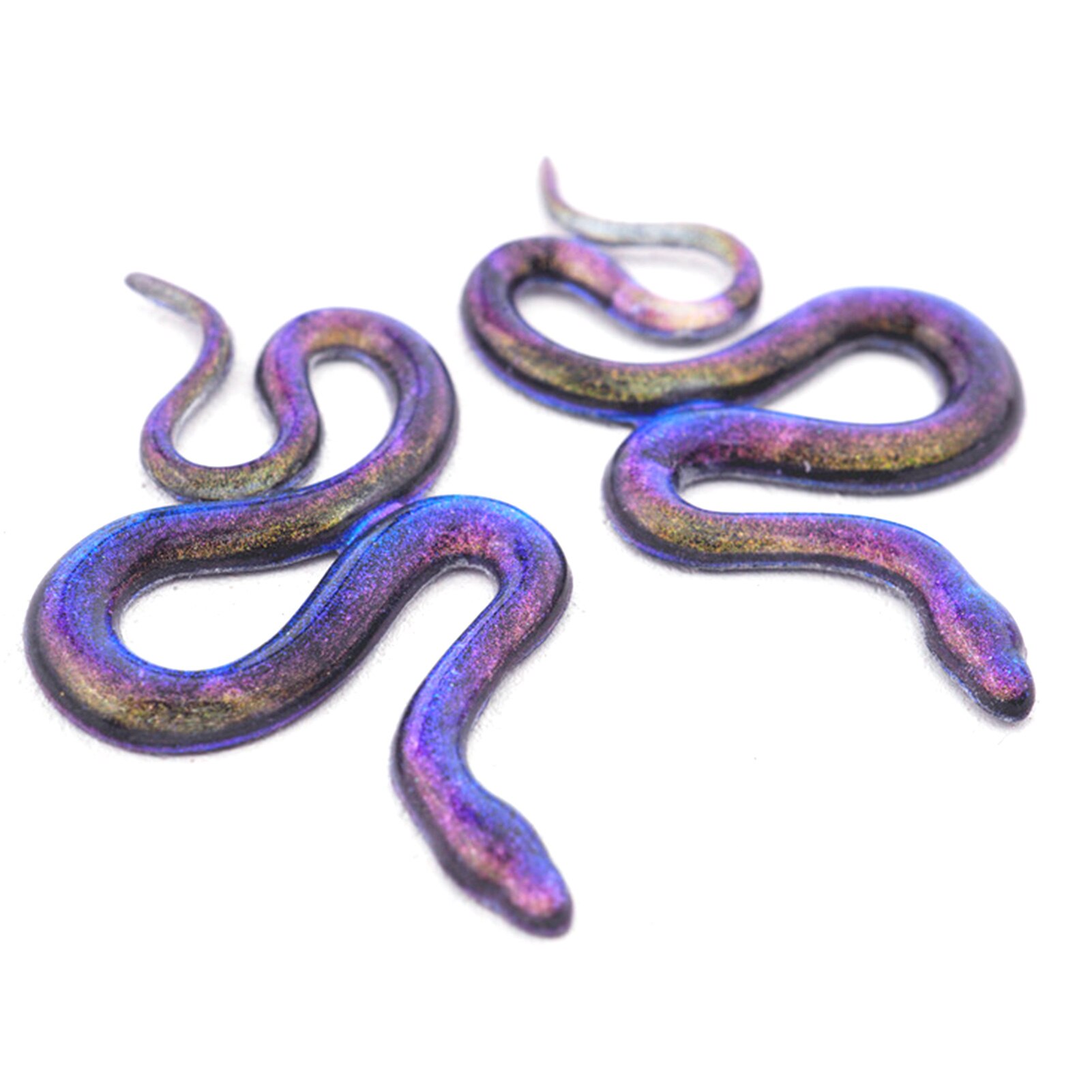 Earrings Silicone Mold Snake Head DIY Keychain Mould soft thick non-deformation non-fading washable extremely durable reusable