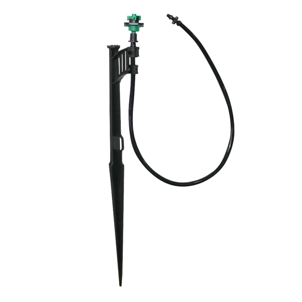 Vertical Mist nozzle 360 Degree Rotary Sprinkler kit with support rod Agriculture tools Plant watering sprinkler kit 2 Sets