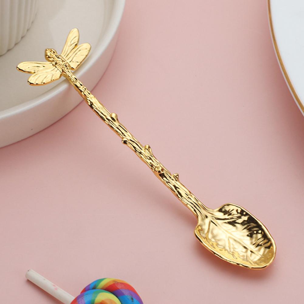 Durable Tea Spoon Portable Safe Wide Usage Mini Coffee Milk Exquisite Spoon