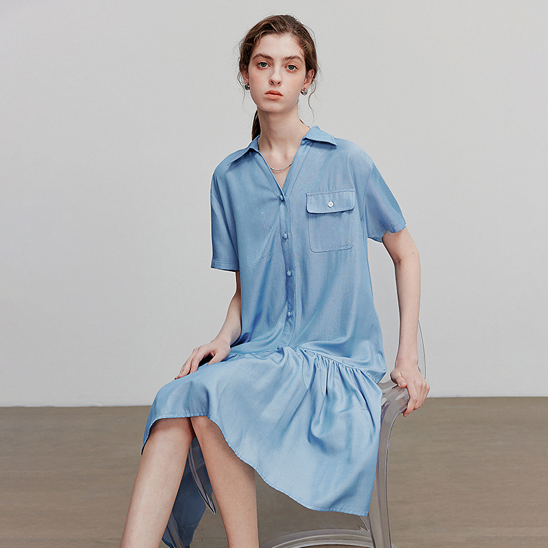 TOYOUTH Women Dress Summer Short Sleeve Casual Dress 8529059