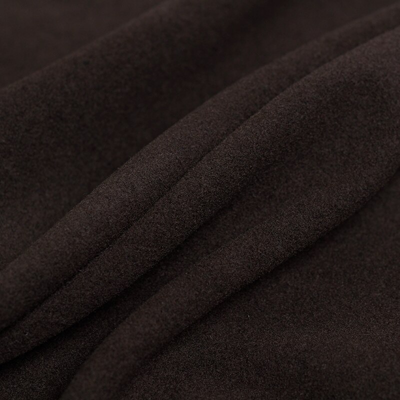 Pearlsilk Coffee Soft Wollen Wool Fabrics Wool Garment Materials Autumn Women Jacket Coat Sewing Cloth Tailor