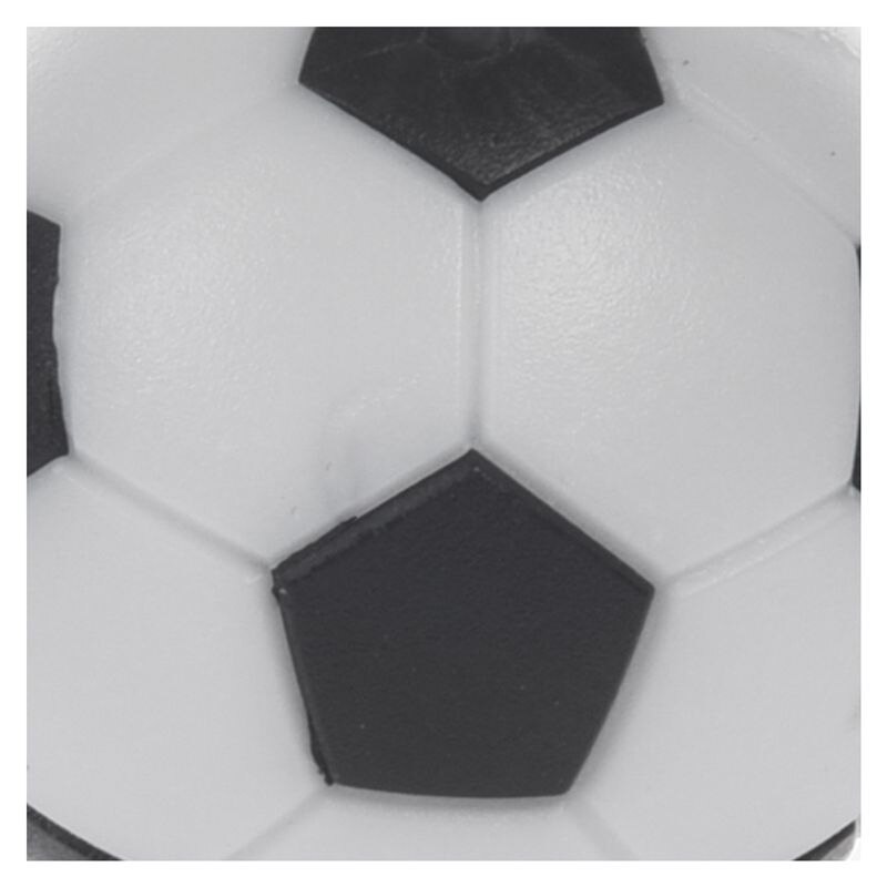 ABGZ-5x Plastic 32Mm Voetbal Indoor Tafel Voetbal Bal Vervangen Zwart + Wit