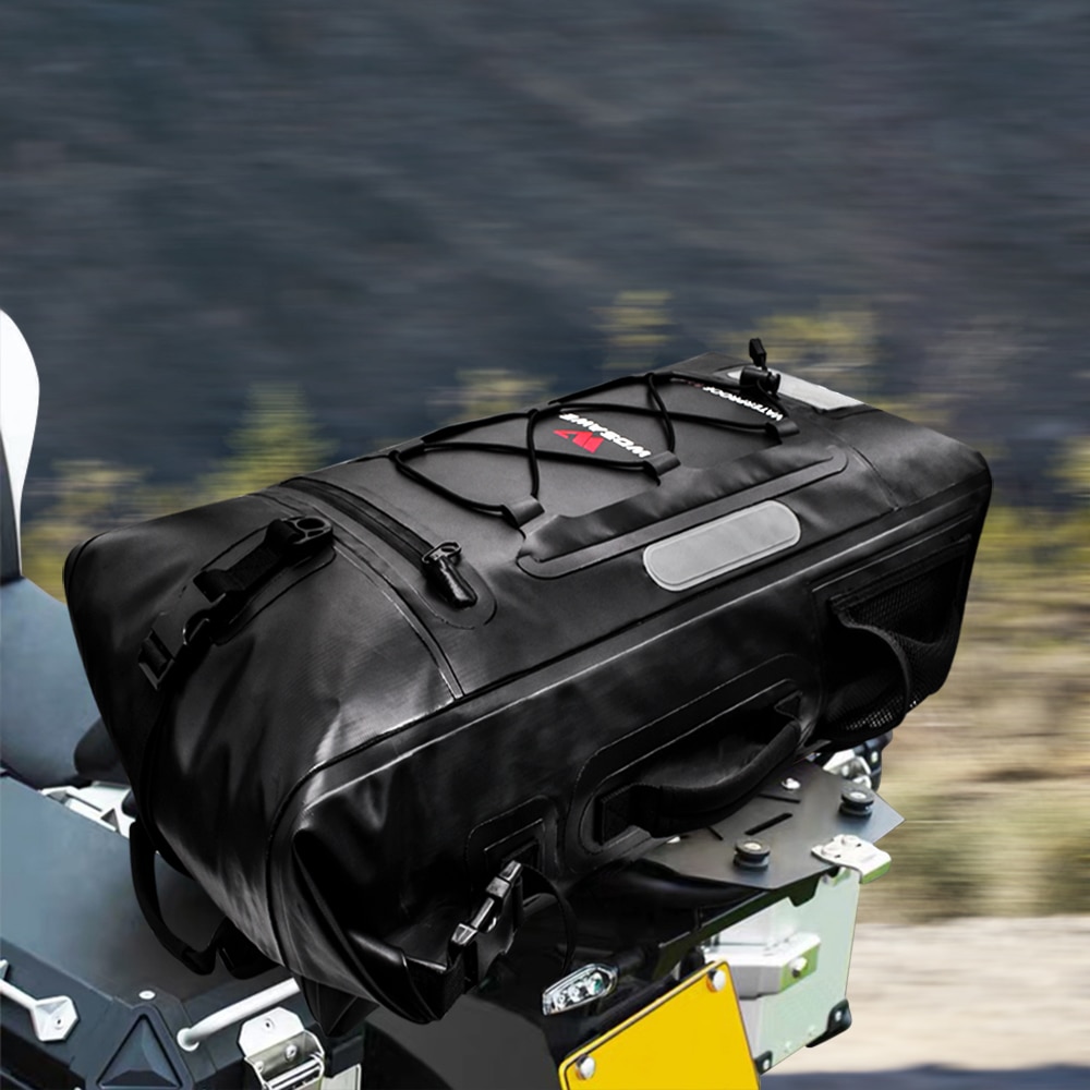 WOSAWE Motorcycle Luggage Bag Waterproof Motobike Touring backpacks Bag Motorbike Helmet Bags 30L Multi-functional Travel Bags