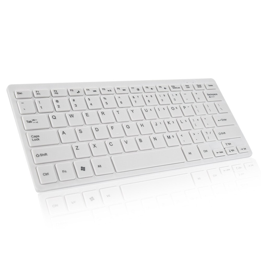 Super Slim Usb 2.0 Mini Multimedia Bedraad Toetsenbord 78 Sleutels Voor Notebook Pc Desktop Toetsenbord Mini Toetsenbord
