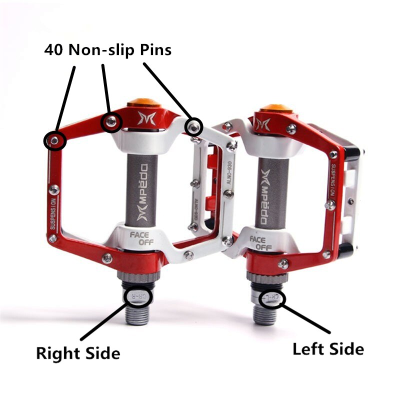 Los pedales de bicicleta MTB BMX rodamiento sellado bicicleta CNC producto de aleación de carretera de montaña calas SPD ultraligero Ciclo de Pedal ciclismo Accesorios