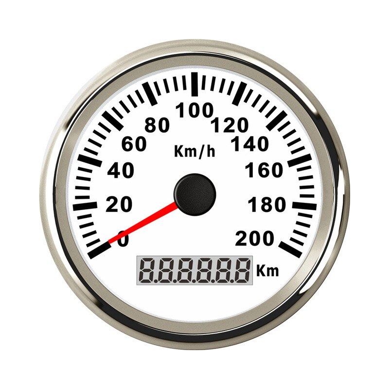 Compteur de vitesse GPS numérique 200 km/h pour bateau Marine Auto 9 ~ 32V indicateur de vitesse 7 couleur rétro-éclairé
