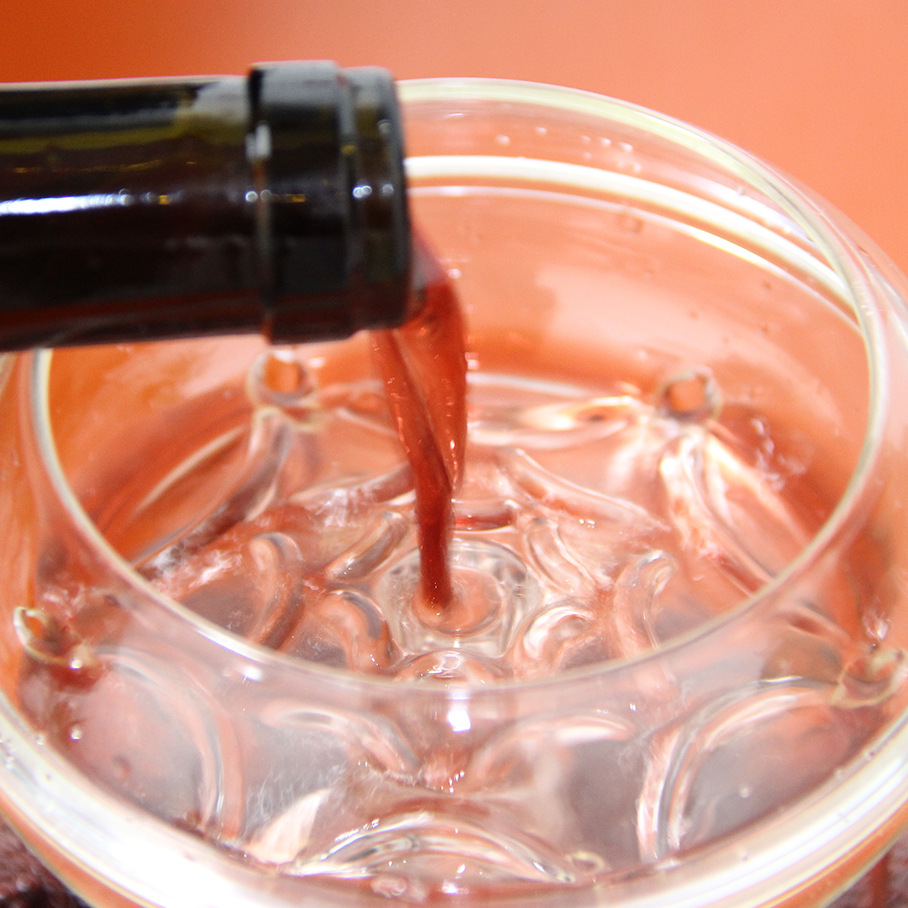 Transparent 6-cup automatic wine dispenser, liquor beer party pourer artifact, can meet the party bar party or drinking game