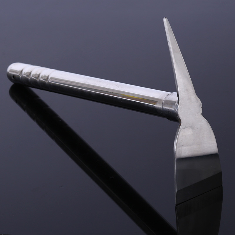 Gardening Digging Tool Garden Metal Rake Stainless Steel Rakes Hoe Farm Garden Tool Grow Flowe Weeding Digger Hand Rake