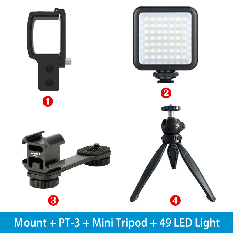 5 Options Kits Extension Mount Microphone 3.5mm Mic Adapter Mini Desk Tripod Pt-3 Gimbal Mount For DJI OSMO Pocket Accessories: OP-1