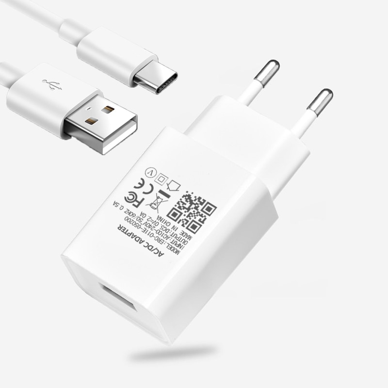 Voor Samsung Galaxy S10 S9 S8 Plus Note 8 9 10 20 Pro A50 A70 A30 Mobiele Telefoons Lader Eu plug Wall Charger Type-C Usb Kabel