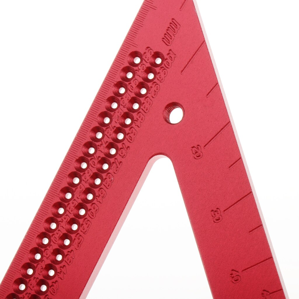 Metric Triangle Angle Ruler Squares for Woodworking Speed Square, Angle Protractor Measuring Tools, 45/90 Degree