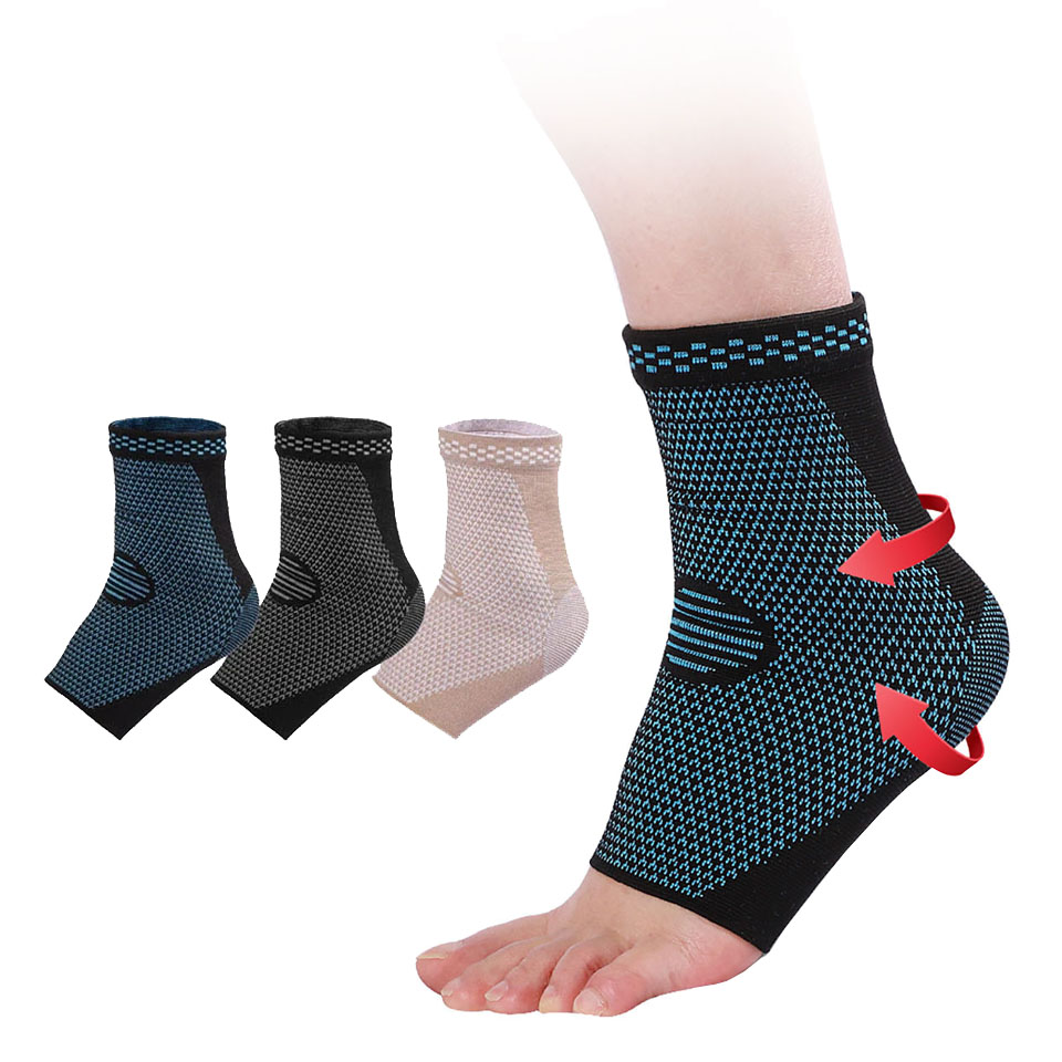 Protecteur de cheville , 1 pièce, Compression tricotée, Support serré pour le sport, le basket-ball, le Football