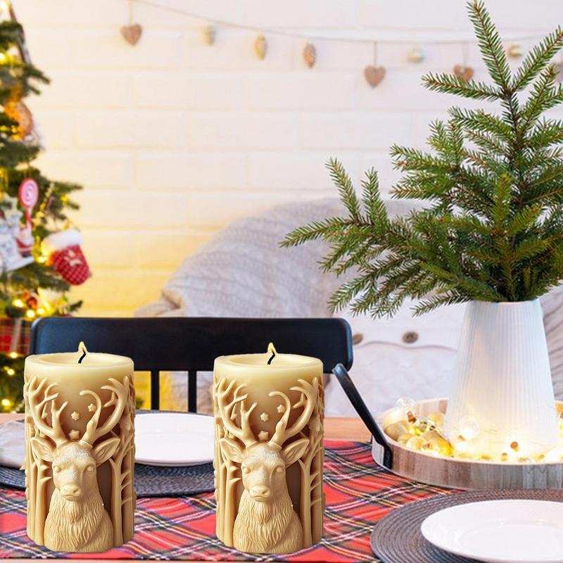 Formy silikonowe Choinka Świąteczne świece aromaterapeutyczne Formy impreza dekoracje Narzędzia szlifierskie Silikonowy filar Aromaterapia