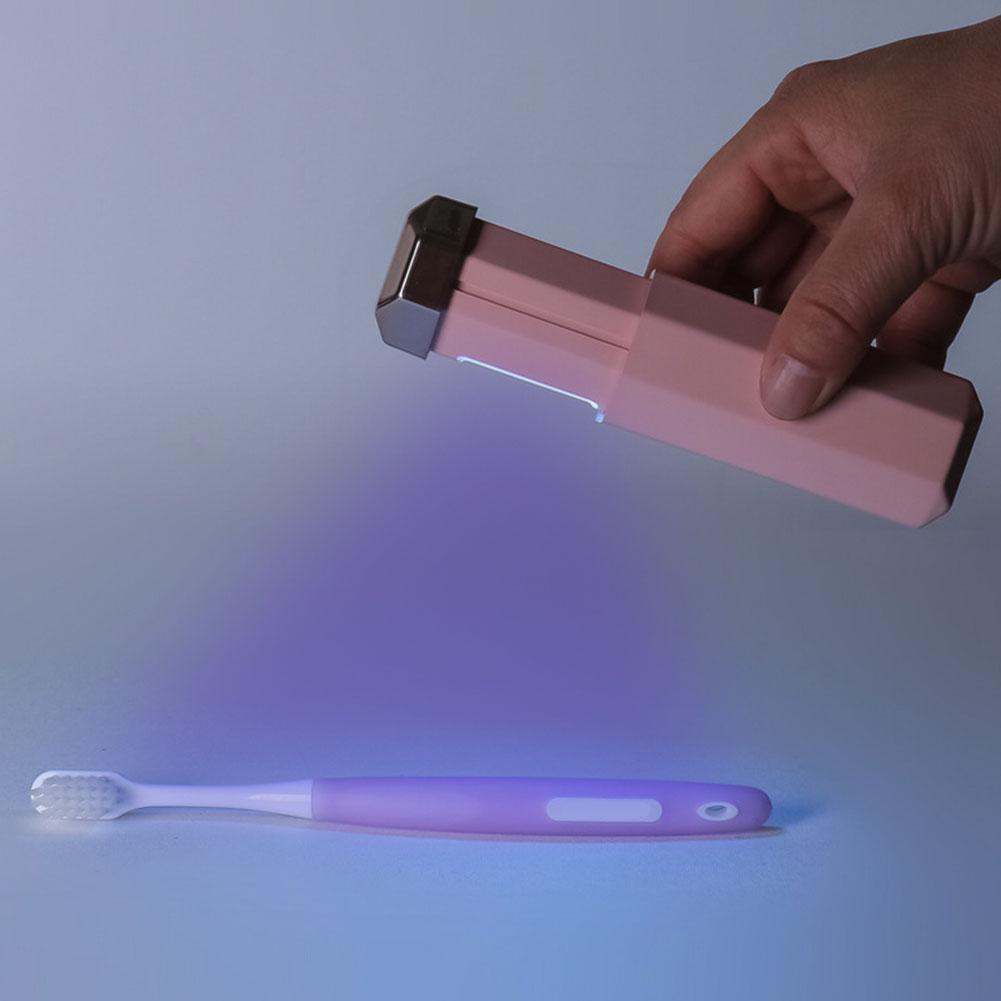 1W UVC Ultraviolet Germicidal Lamp Portable Handheld USB Rechargeable UVC Ozone Light For Indoor Kitchens Bathrooms