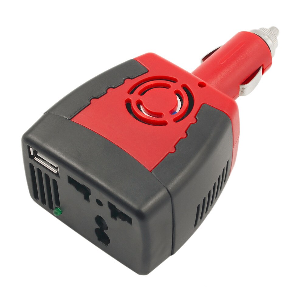 1 stücke zigarette leichter Netzteil 150W 12V DC zu 220V AC Auto Energie Wandler Adapter mit USB Ladegerät Hafen ~