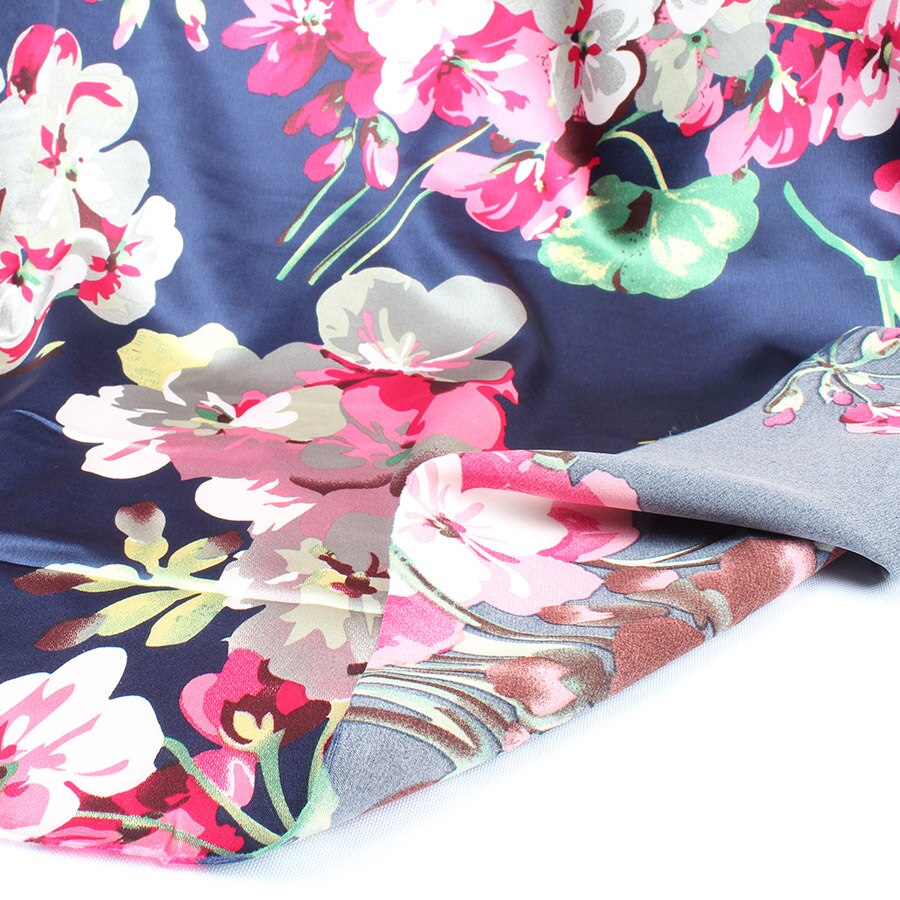 Micro Elastic Satin Fabric Crepe Charmeuse Soft Bridal Dress Summer Clothes Material - 1 Yard