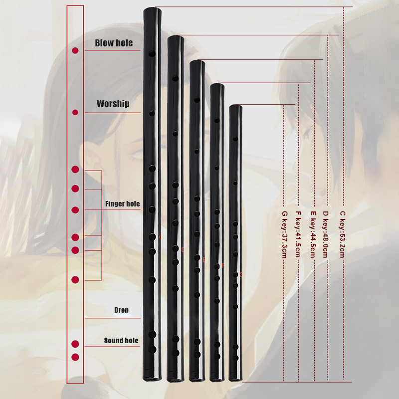 Bamboo Flutes Chinese Traditional Musical Instruments Transverse Flutes