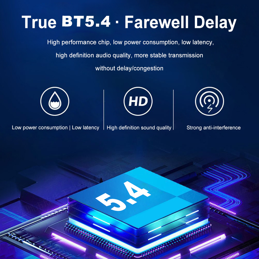 Bluetooth 5.4 Adapter USB Bluetooth 5.3 for PC Dongle Adaptador Wireless Mouse Keyborad Music Audio Receiver USB Transmitter