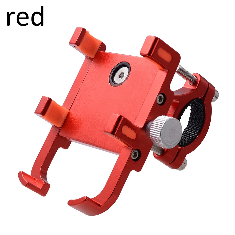 Motorcycle Adjusted Phone Holder Mobile Phone Mount 360° Rotatable Motorbike Mountain Bike Phone Holder Moto Accessories: Red