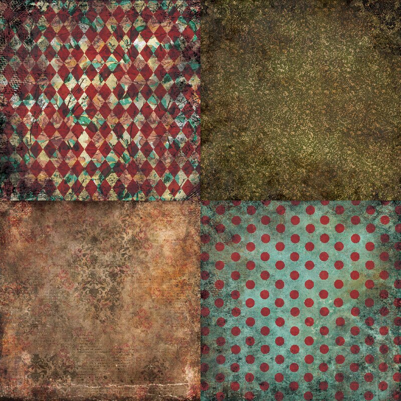 Panalisacraft 24 sheets 6"X6"vintage patterned paper pad Scrapbooking paper pack handmade craft paper craft Background pad card