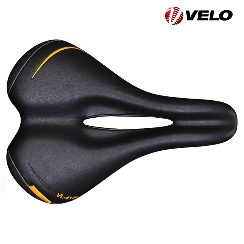 VELO Bicycle Saddle for Women Comfort Soft Wide Bike Saddle Cushion Seat Pro MTB Pu Leather Women Padded Saddle Bike 4290 4126