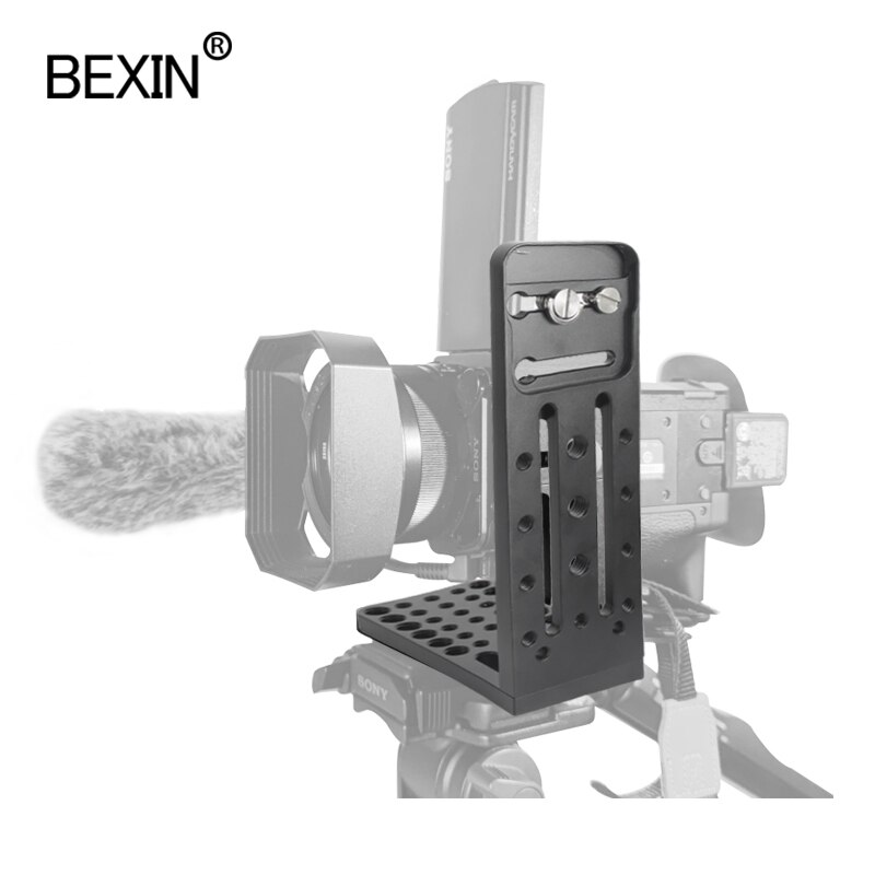 Dslr stand stabilizer quick disconnect L-plate camera video l plate universal l mount plate screw hole fixing for camera video