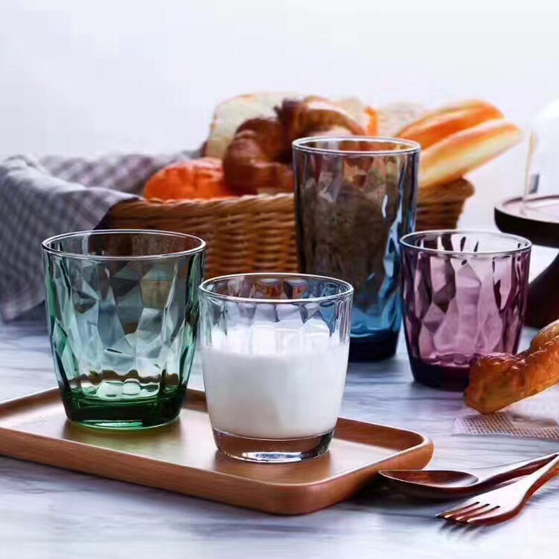 Varmebestandig blyfri krystallkopper fargerik glass whisky glass ølglass vin kopp bar hotell bryllup drikkedrakter