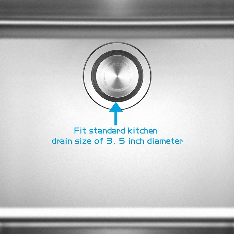 3 3/8 Inch Kitchen Sink Stopper Stainless Steel Garbage Disposal Plug Kitchen Sink Plug Fits Standard Kitchen Drain Size