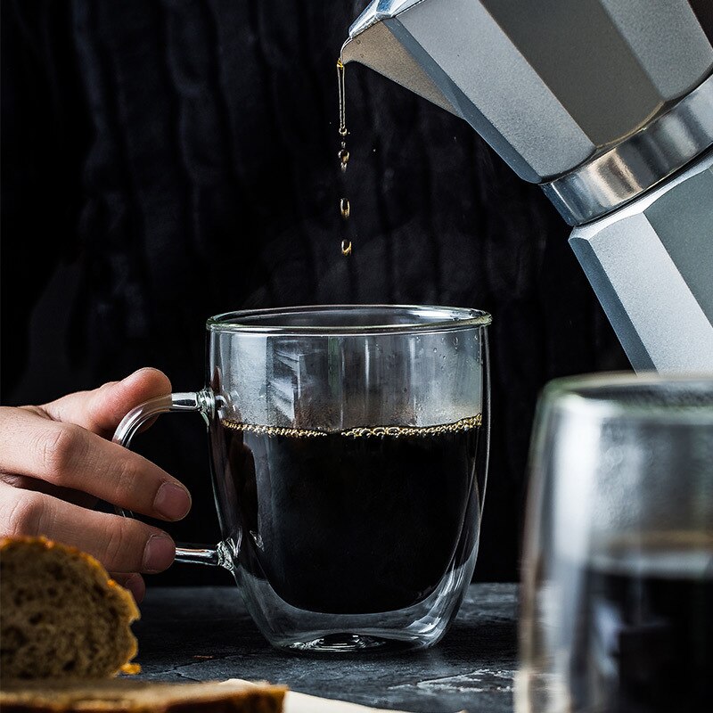80-650ml podwójna ściana szklany kubek odporny na herbatę kufel do piwa kawa mleko sok z cytryny kubek Drinkware Lover filiżanki do kawy prezent kreatywność