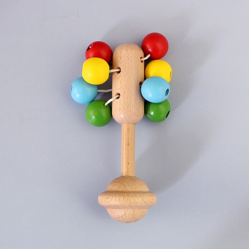 Wooden Baby Hammer Rattles Mobile Teething Infant Early Musical Educational Toys for Children Newborn Baby Toys 0-24 months: 401