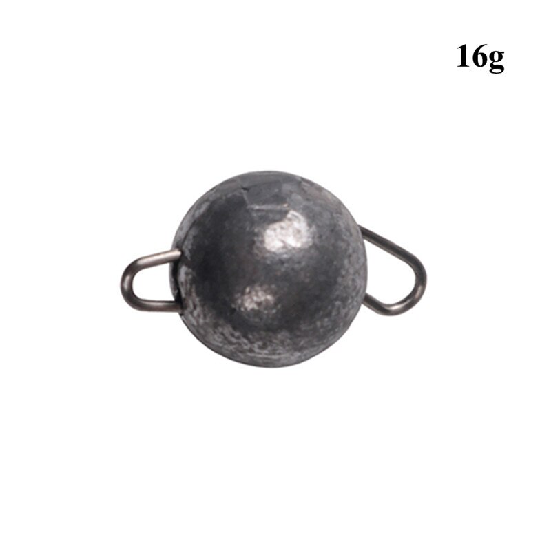 5pcs/Lot Lead Weight With Swivle Cheburashka Sinker Lead Sinker Jig Head Lead Weights 4g 6g 8g 10g 12g 14g 15g 18g Lure: 16g