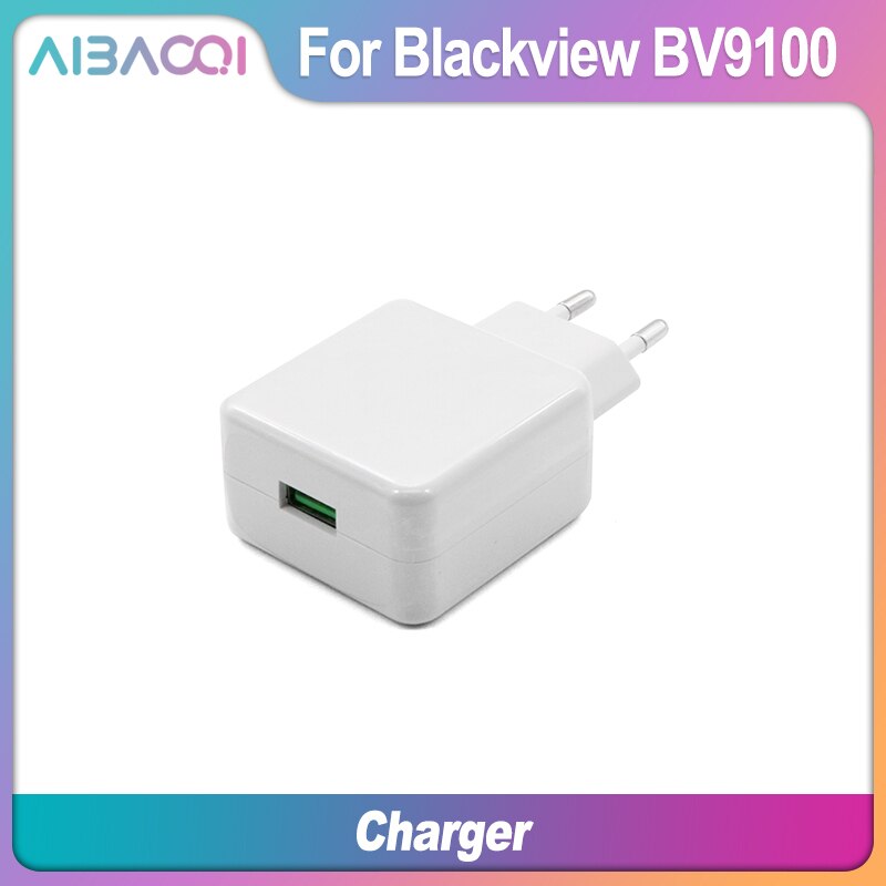 USB originale Adattatore del Caricatore UE di Corsa Della Spina di Potere di Commutazione di Alimentazione + Usb Cavo Dati Cavo di Linea per Blackview BV9100 Del Telefono