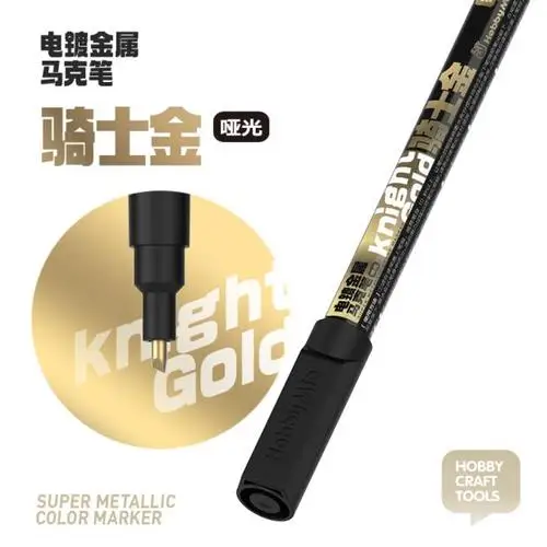 HOBBY MIO Super Metallic Color Marker Pen Model Painting Tools Assembly Model Kit Spray Tools for Model Hobby DIY: light green