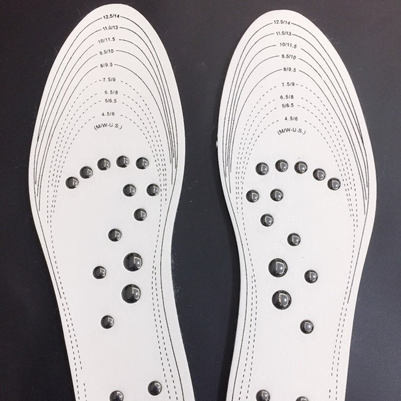 18 magneti solette per massaggio Unisex per terapia magnetica solette per scarpe per digitopressione plantare solette dimagranti per perdita di peso