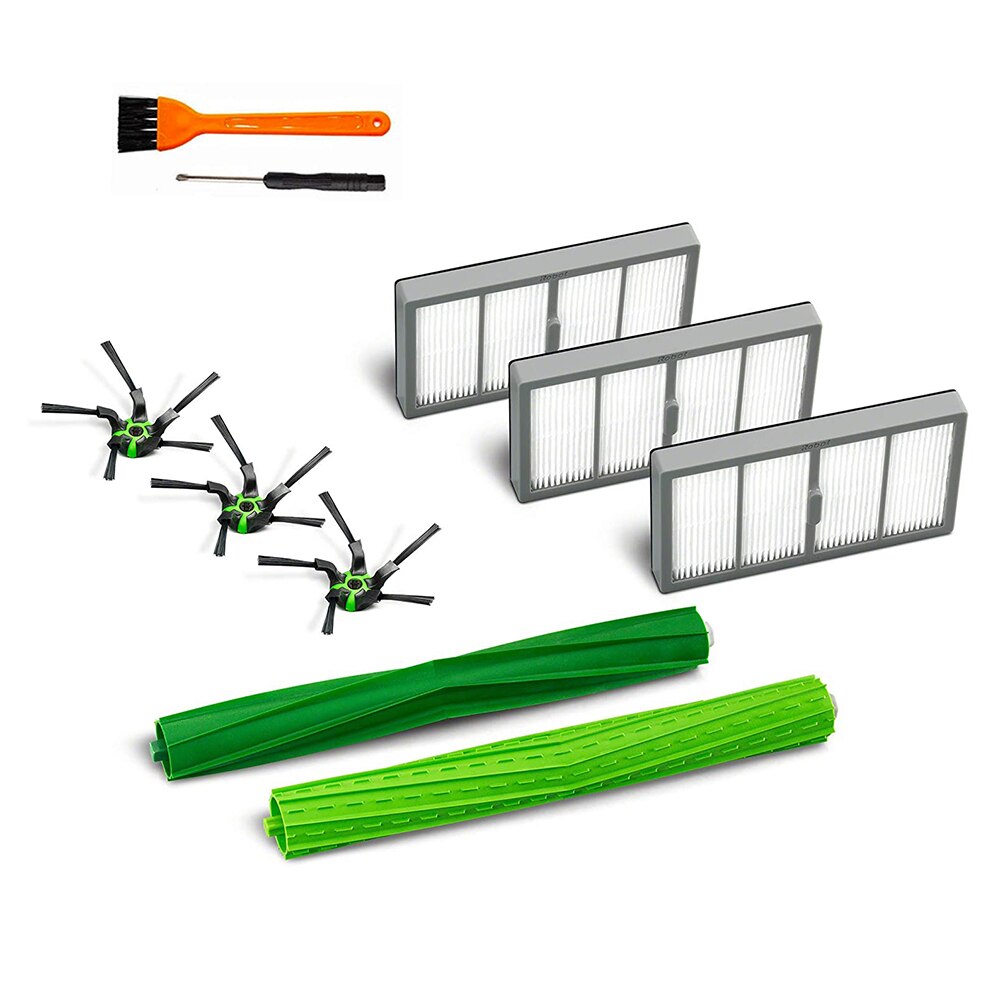 Roller brushes Parts for iRobot Roomba s9 (9150) s9+ s9 Plus (9550) s Series Robot Cleaner Side Brush Filter Dirt Disposal Bags: 7