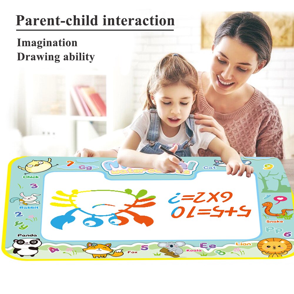 grande taille magique eau dessin tapis Doodle peinture conseil éducation précoce dessin jouet noël pour enfants directe