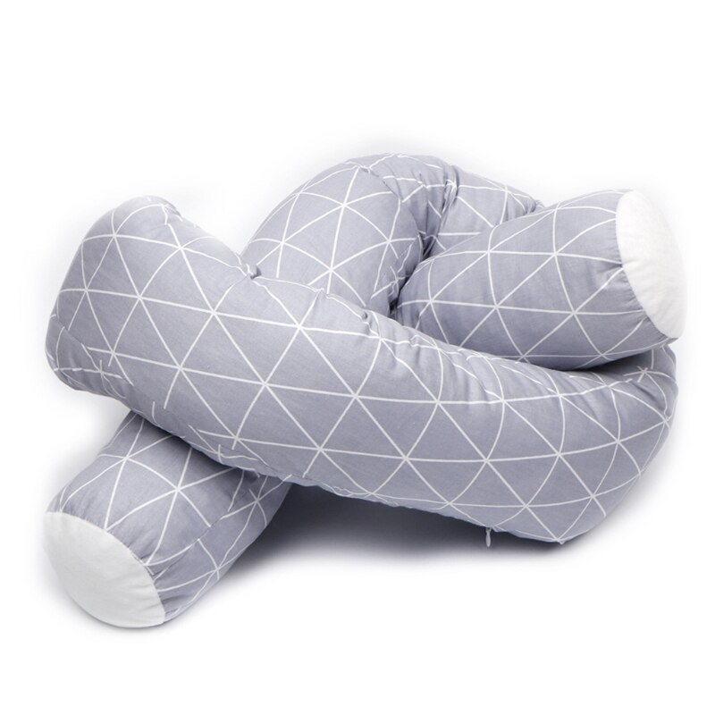 Almohada larga para niños, cerca de cama, cuna anticolisión, cabecera, parachoques suave para cuna