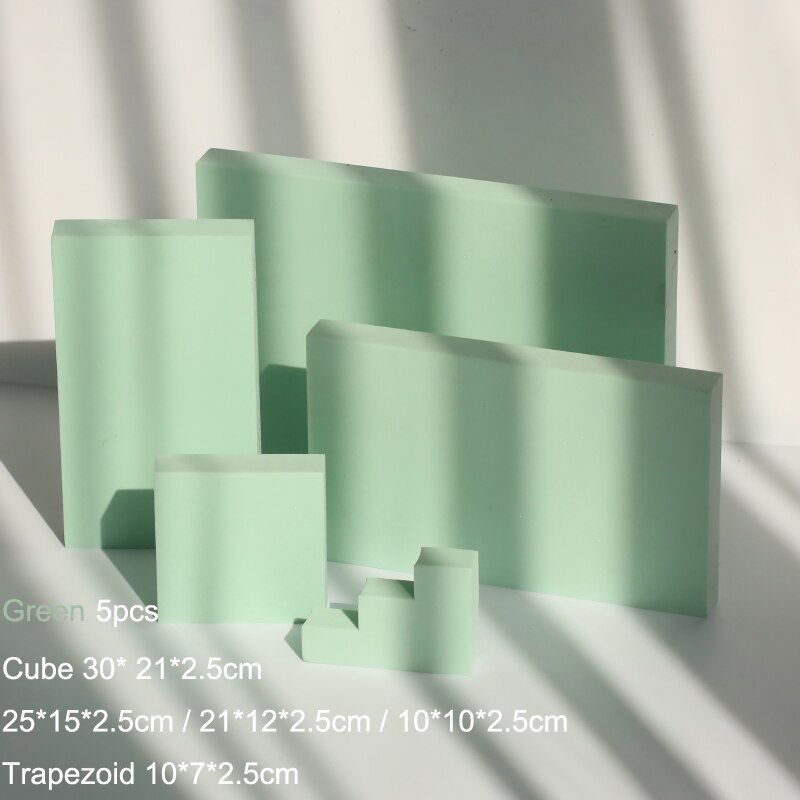 Geometry Cube Photo Props Ins Style Beauty Shooting Posing Props Decorative Ornaments Photography: Red